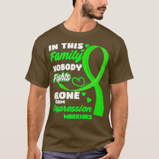 In dieser Familie kämpft niemand allein Team Depre T-Shirt