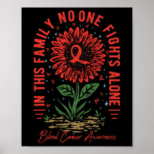 In dieser Familie kämpft niemand alleine Blutkrebs Poster