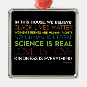 In dieser Haus-Quadrat-Verzierung Ornament Aus Metall