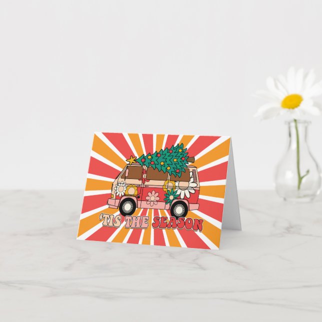 In dieser Saison - großartige Retroxmas - Weihnach Karte (Kleines Gewächs)