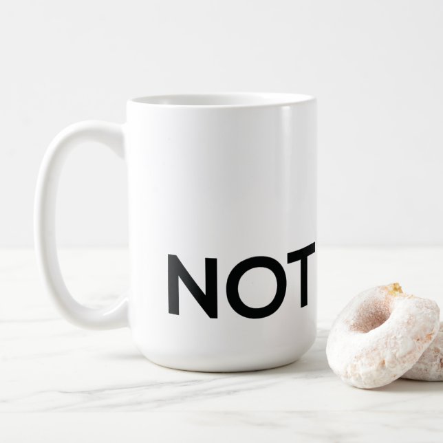 In dieser Tasse ist kein Wein. (Mit Donut)