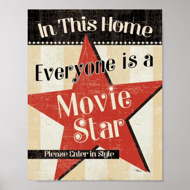 In dieser Zuhause ist jeder ein Star Poster (Vorne)