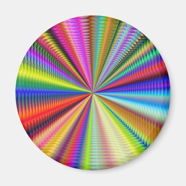 in dieses Fraktal zoomen Magnet (Vorne)