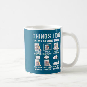 In Dingen Freizeit Hobby Zeichnen Kaffeetasse
