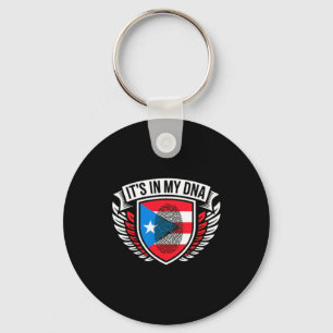 in DNA Fingerabdruck in Puerto Rico puerto-ricanis Schlüsselanhänger