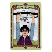 In dort hängen_A_4x6 Kühlschrank Magnet