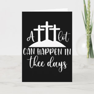 In drei Tagen kann viel passieren, T-Shirt, christ Karte