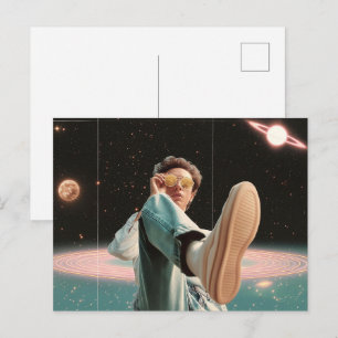 In eine andere Umlaufbahn treten Postkarte