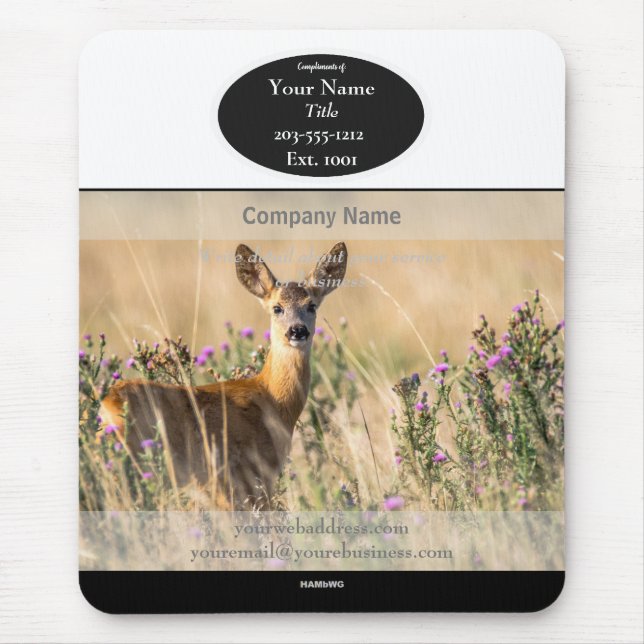 In einem Feld-Werbemousepad - HAMbyWG Mousepad (Vorne)