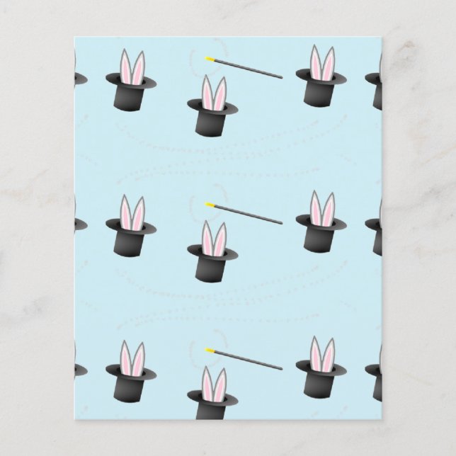 In einem Hut mit Zauberstab blau sonnen (Vorderseite)