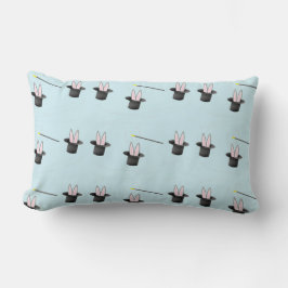 In einem Hut mit Zauberstab blau sonnen Lendenkissen