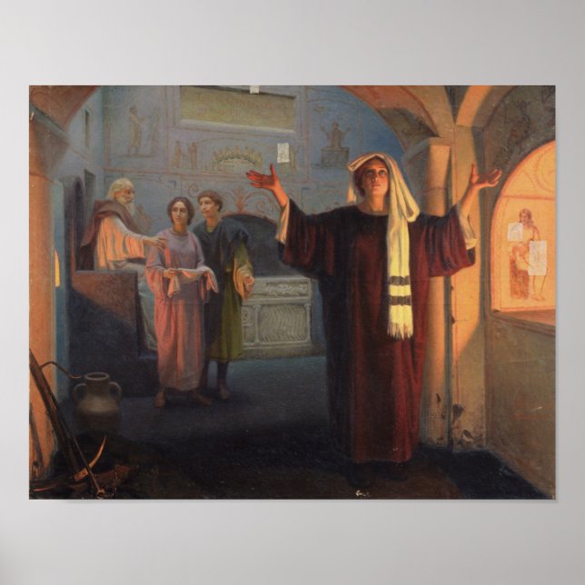 In einem Katakomb, 1900 Poster (Vorne)