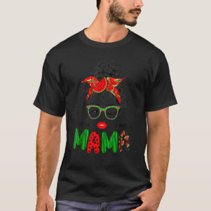 In einem Melon Mama Messy Bun Watermelon Sommer T-Shirt