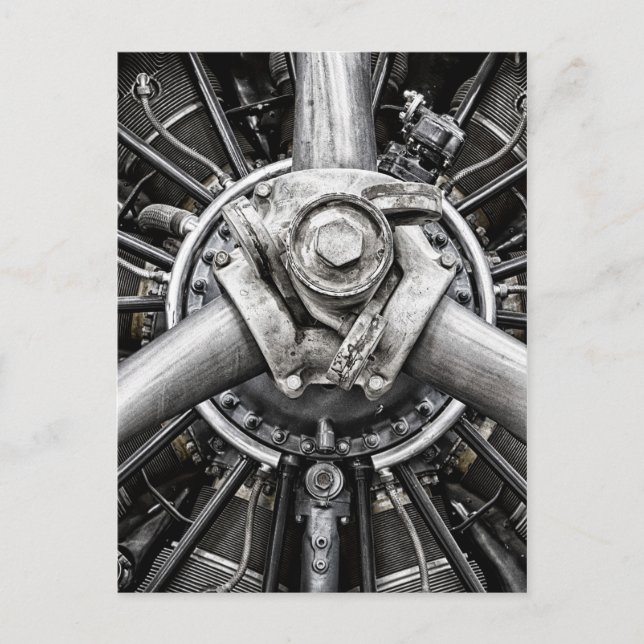 In einem Propeller Postkarte (Vorderseite)