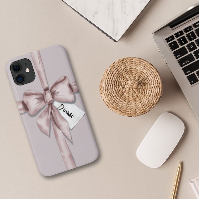 In einem rosa Bogen gefangen Case-Mate iPhone Hülle (Von Creator hochgeladen)