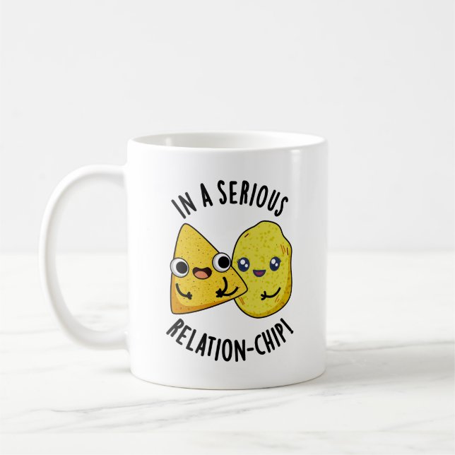 In einem seriösen Relation-Chip-Funny Food Pun Kaffeetasse (Links)