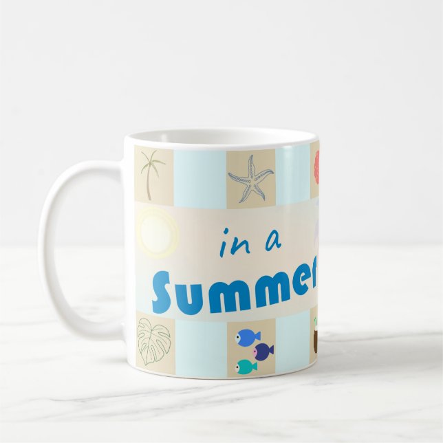 In einem sommerlichen Gemütszustand Kaffeetasse (Links)