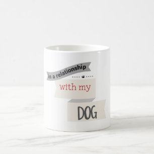 In einem Verhältnis zu meiner Hundegrau-Tasse Tasse
