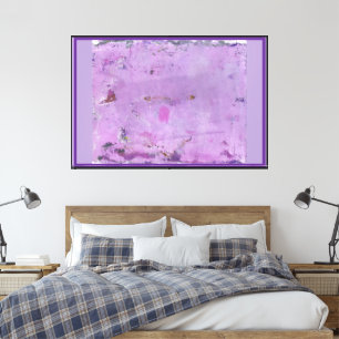 In einem violetten, nebeligen Traum Leinwanddruck