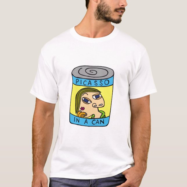In einer Dosen-Reihe T-Shirt (Vorderseite)