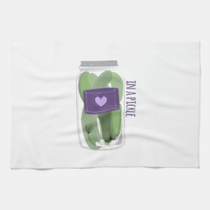 In einer Essiggurke Handtuch