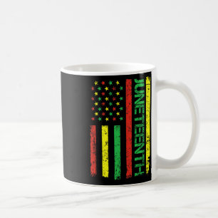 In einer Fahne für den Schwarzen Geschichtstag Sch Kaffeetasse