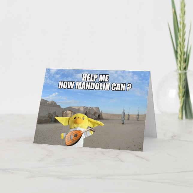 In einer Galaxie weit, weit weg. Grußkarte Karte (Vorderseite)