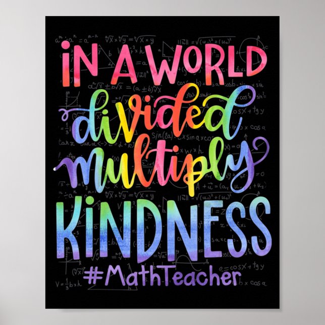 In einer geteilten Welt multiplizieren Kindness Ma Poster (Vorne)