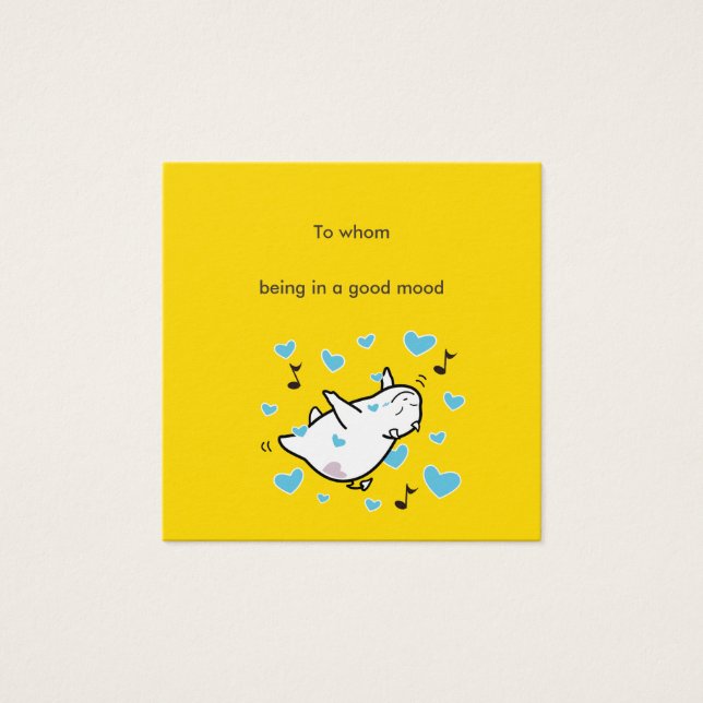 In einer guten Stimmung Teufel Botschaft (Vorderseite)