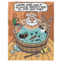 In einer Hot Tube eiskalt