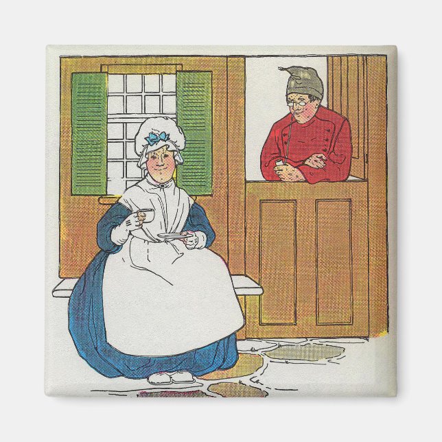 In einer Hütte in Fife lebte ein Mann und seine Eh Magnet (Vorne)