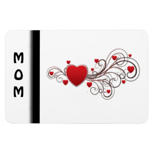 In einer Liste verzeichnetes Herz Magnet