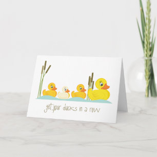 in einer Reihe Karte