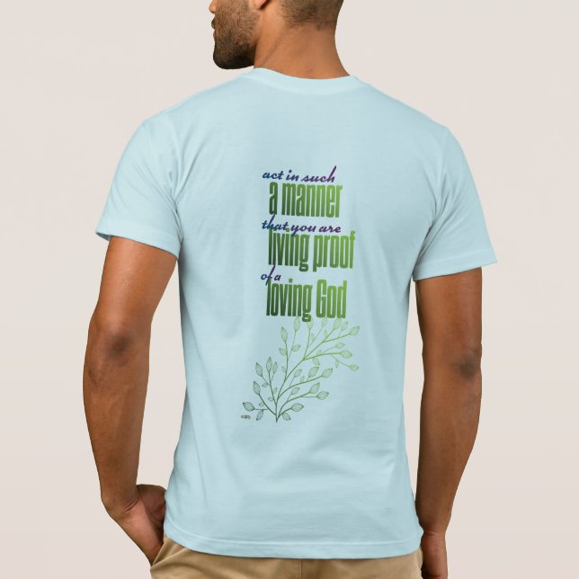 In einer solchen Weise T-Shirt (Rückseite)