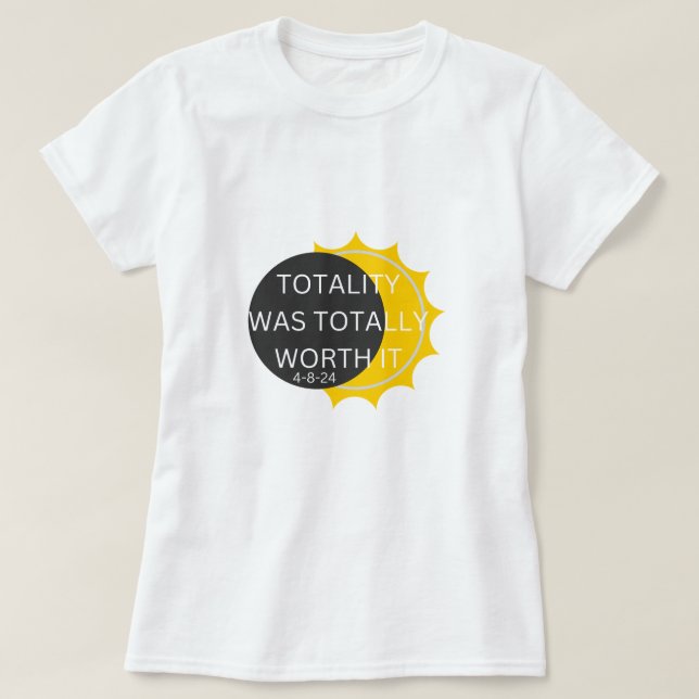in einer Sonnenfinsternis T-Shirt (Design vorne)