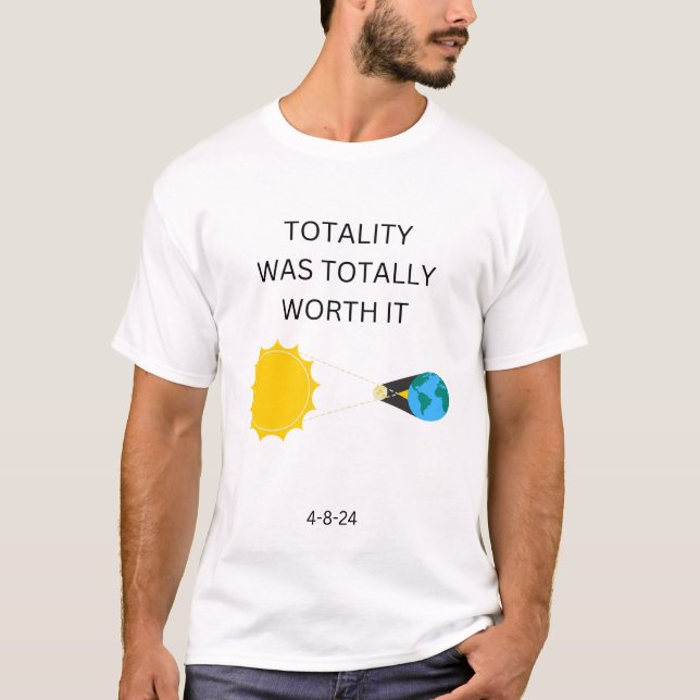 in einer Sonnenfinsternis T-Shirt (Vorderseite)