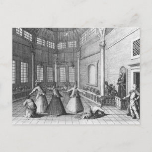 In einer türkischen Moschee, Abbildung Postkarte