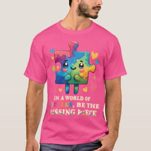 In einer Welt der Rätsel sei das fehlende Stück T- T-Shirt