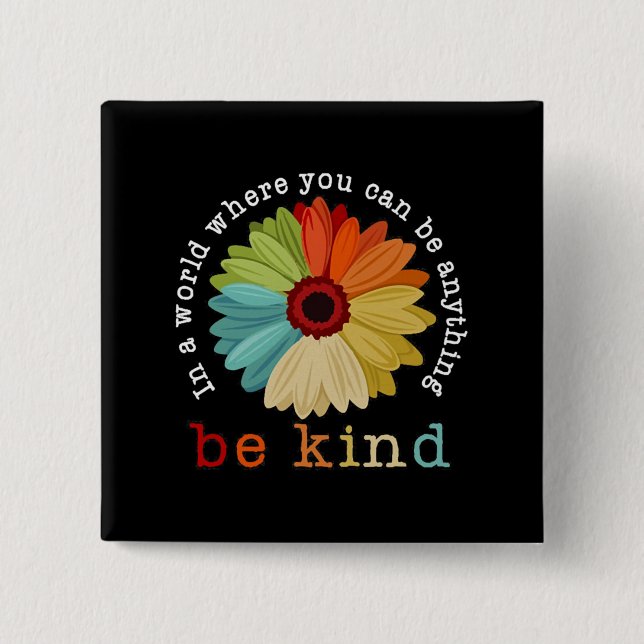 In einer Welt, in der man alles gut sein kann Button (Vorderseite)