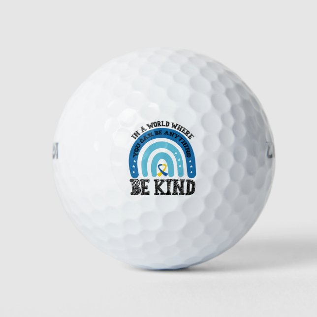 In einer Welt, in der man alles gut sein kann Golfball (Vorderseite)