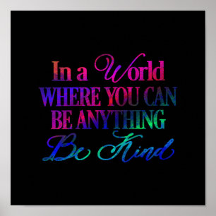 In einer Welt, in der man alles sein kann. Sei net Poster