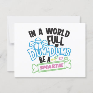 In einer Welt voller Doms ein Kleiner sein Postkarte