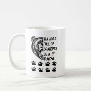 In einer Welt voller Grandpas ist ein Papa-Shirt Kaffeetasse