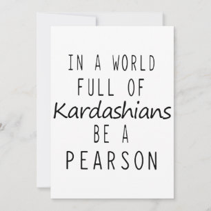 in einer Welt voller Kardashians ein Person-Spiel