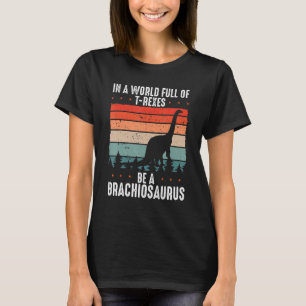 In einer Welt voller Korallen ist ein Brachiosauru T-Shirt
