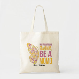 In einer Welt voller Omas sei ein Momo-Schmetterli Tragetasche
