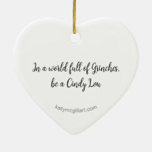 In einer Welt von Grinches Keramik