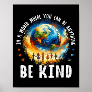 In einer Welt wie den Kindern ist die Erde gegen d Poster