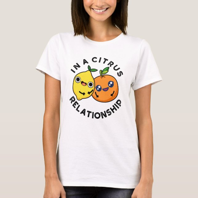 In einer Zitrusbeziehung Funny Fruit Pub T-Shirt (Vorderseite)