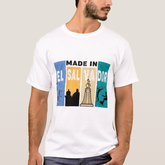 IN EL SALVADOR GEMACHT T-Shirt (Vorderseite)
